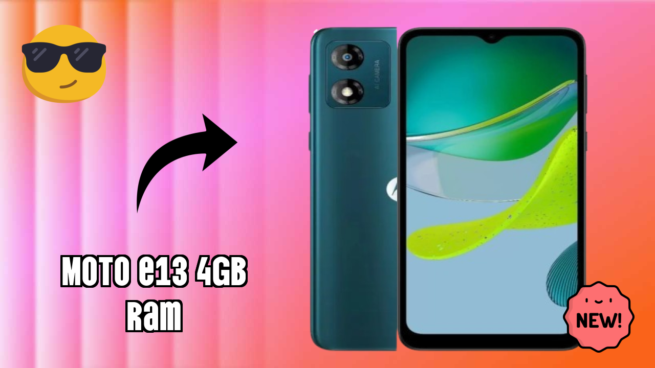 Moto E13 4GB RAM Display Size: 6.5 Inches (16.51 Cm) Screen Test