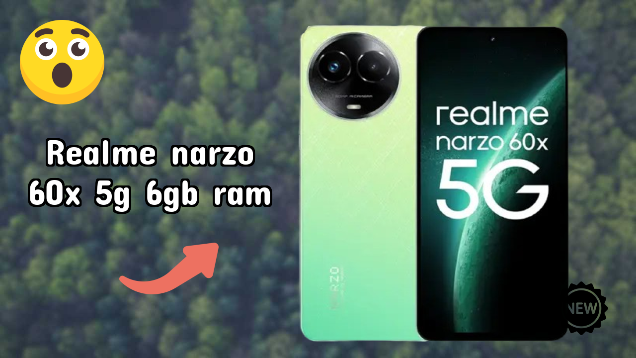 Realme Narzo 60X 5G 6GB RAM Battery Life: 5000 MAh Charging Speed