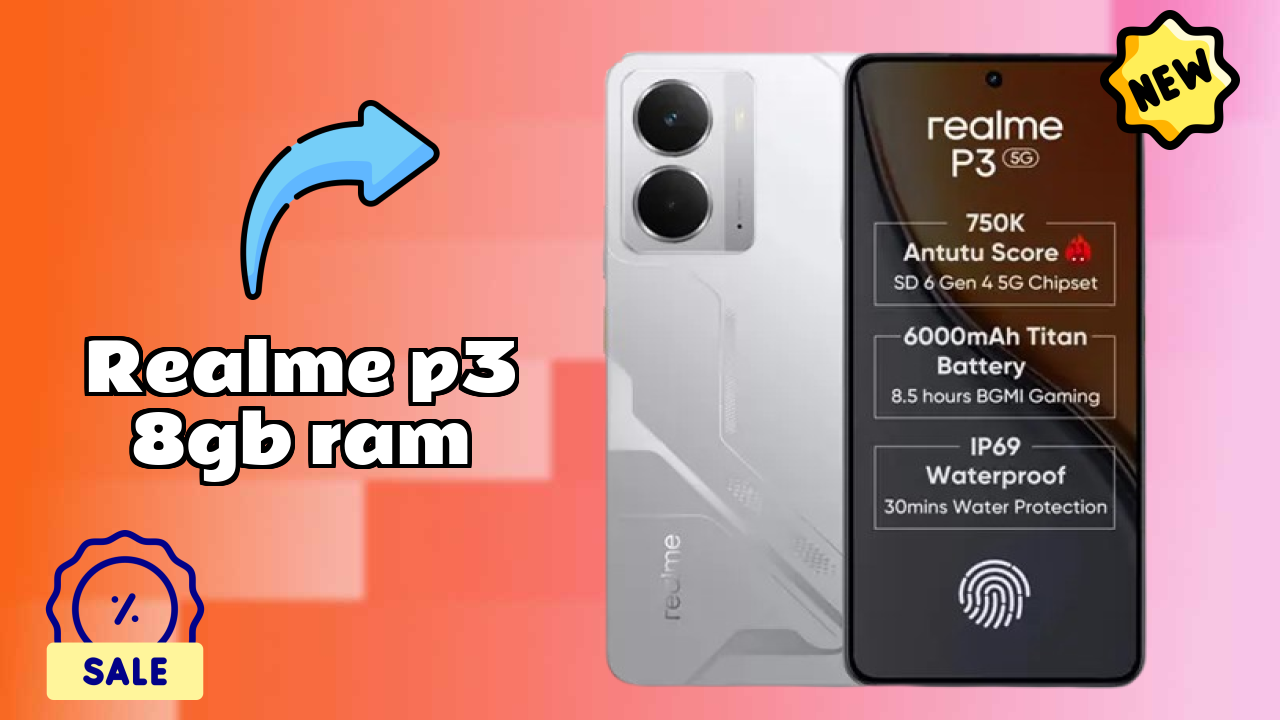Realme P3 8GB RAM Battery Life: 6000 MAh Charging Speed Test
