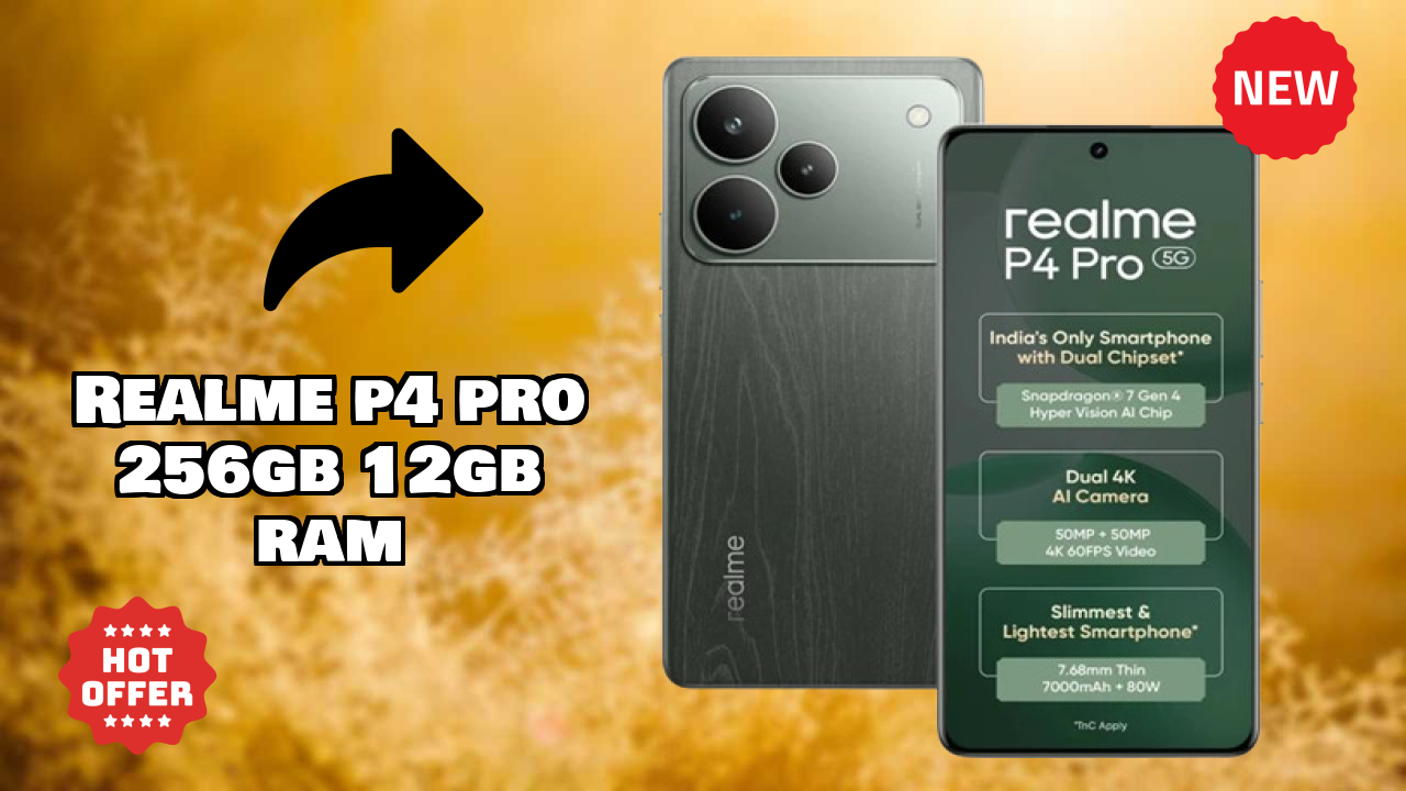 Realme P4 Pro 256GB 12GB RAM Display Technology: AMOLED Review