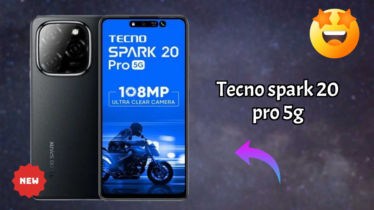 Tecno Spark 20 Pro 5G at ₹15,999 - Best Features Highlighted